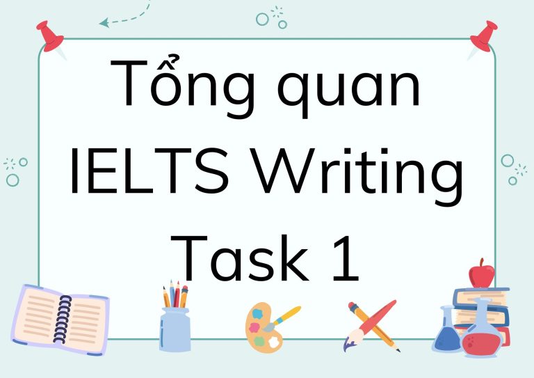 Tổng quan IELTS Writing Task 1: Tất tần tật những gì bạn cần biết